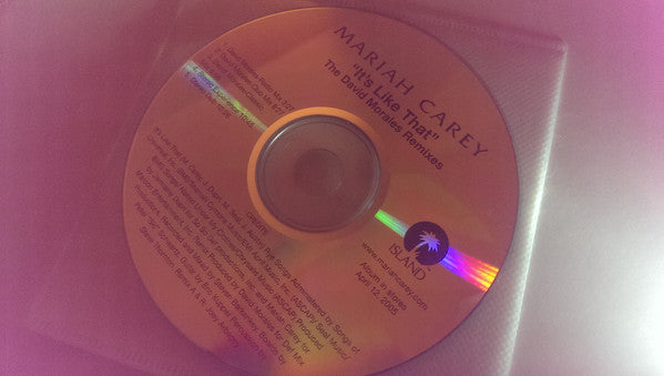Mariah Carey : It's Like That (The David Morales Remixes) (CDr, Promo)