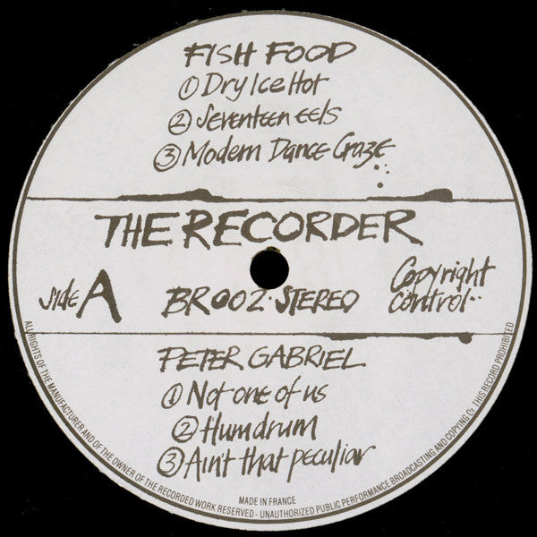 Various : The Recorder (LP, Comp)