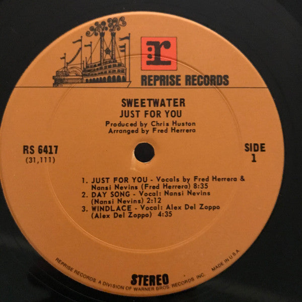 Sweetwater : Just For You (LP, Album, Pit)