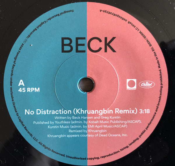 Beck : Uneventful Days (St. Vincent Remix) (7", RSD, Single)