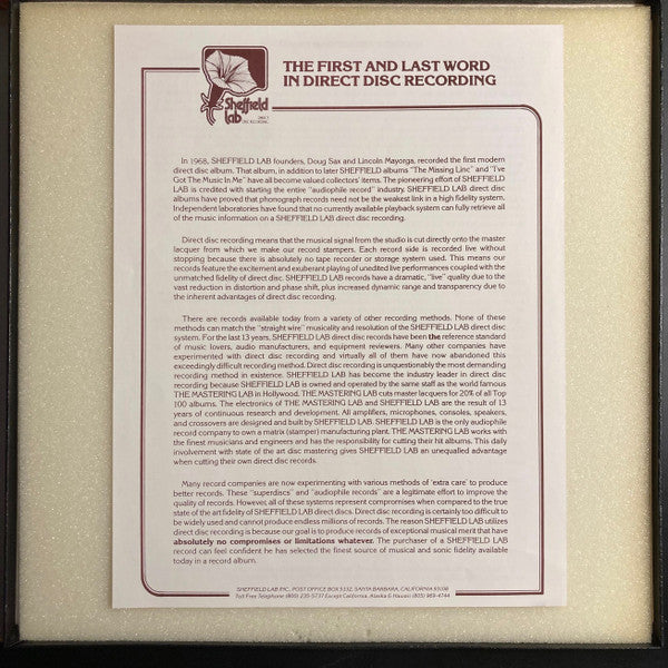 Don Randi And Quest : New Baby (LP, Box + Box, Ltd)