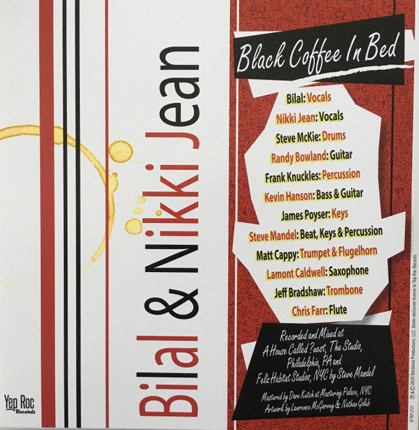 Bilal & Nikki Jean : Black Coffee In Bed (7", RSD, Single, Ltd)