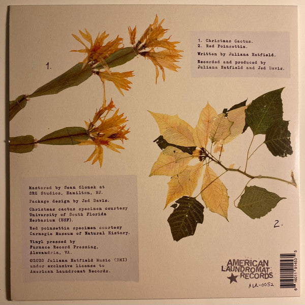 Juliana Hatfield : Christmas Cactus (7", RSD, Ltd, Mag)