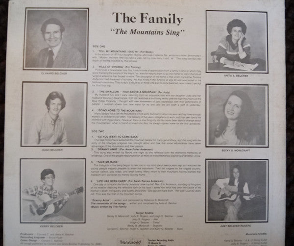 The Belcher Family : The Mountains Sing (LP, Album)