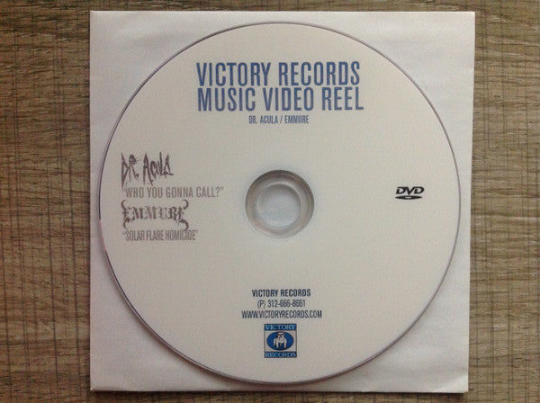 Various : Victory Records Music Video Reel Dr. Acula / Emmure (DVDr, Promo)