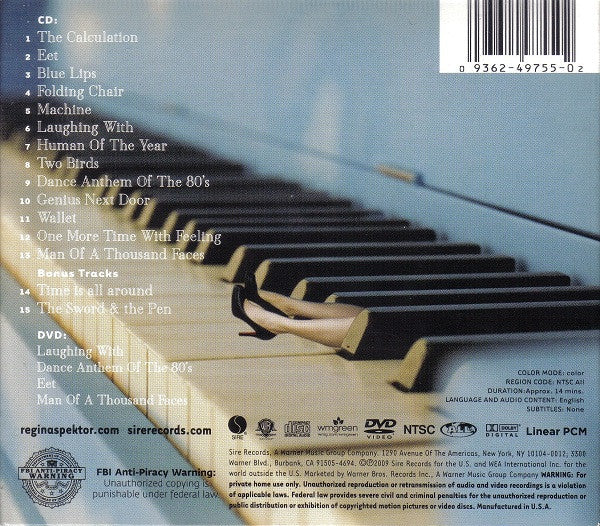 Regina Spektor : Far (CD, Album + DVD-V, NTSC + S/Edition)