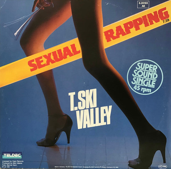 T-Ski Valley : Sexual Rapping (12", Single, Red)