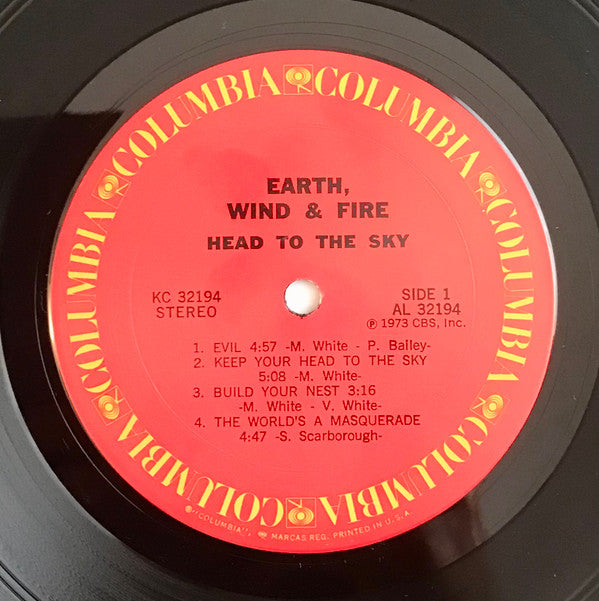 Earth, Wind & Fire : Head To The Sky (LP, Album, Pit)