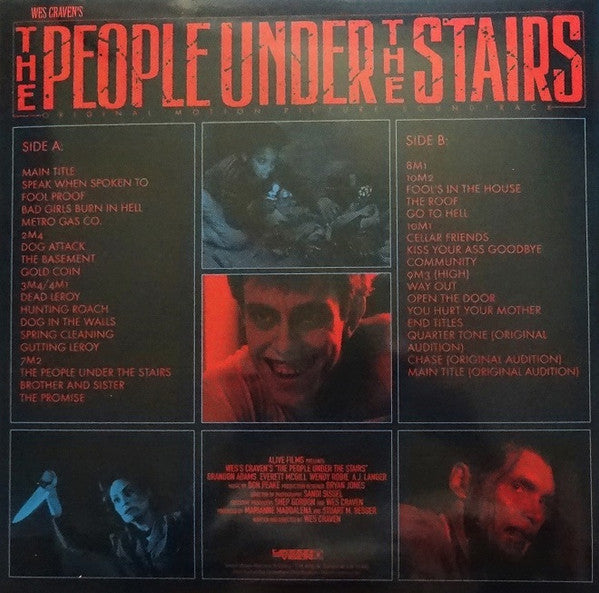 Don Peake : Wes Craven's The People Under The Stairs (Original Motion Picture Soundtrack) (LP, Album, Col)