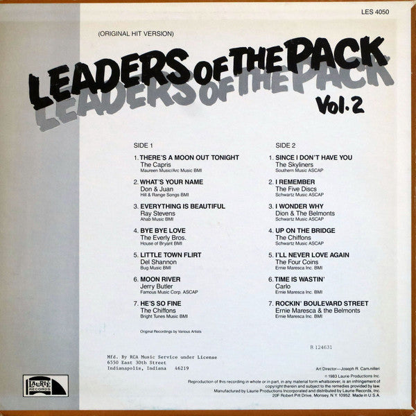 Various : Leaders Of The Pack Vol.2 (LP, Comp, Mono, Club, RCA)
