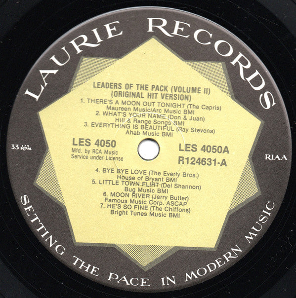 Various : Leaders Of The Pack Vol.2 (LP, Comp, Mono, Club, RCA)