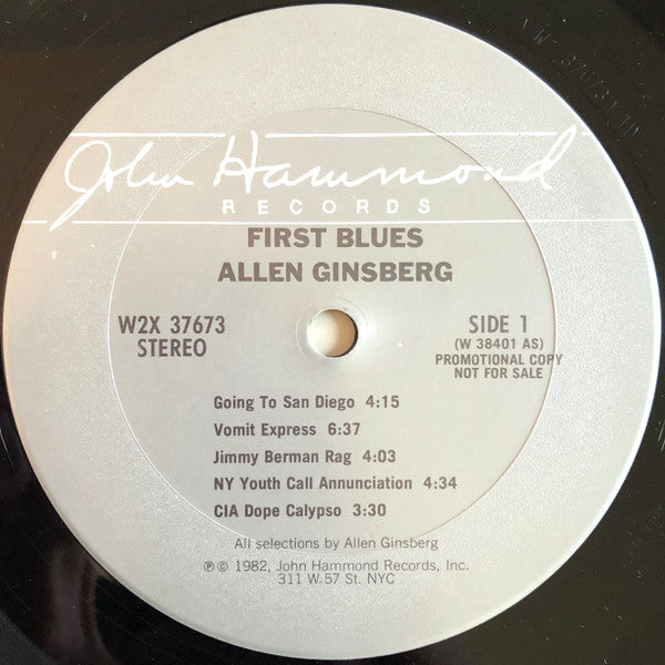 Allen Ginsberg : First Blues (2xLP, Album, Promo)