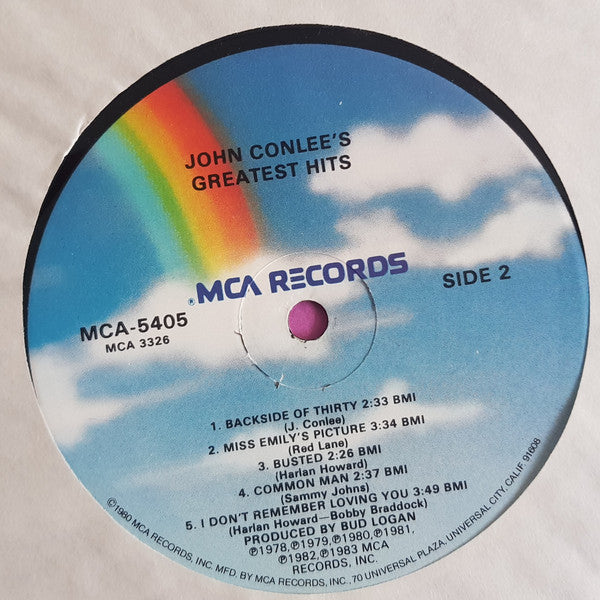 John Conlee : John Conlee's Greatest Hits (LP, Comp, Glo)
