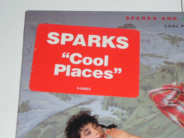 Sparks And Jane Wiedlin : Cool Places (12", Single)