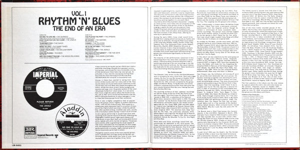 Various : Rhythm 'N' Blues Volume 1: The End Of An Era (LP, Comp, Mono, Res)