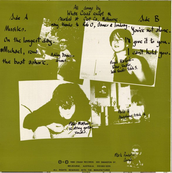 White Cross (2) : When The Fabrics Torn (12", EP)
