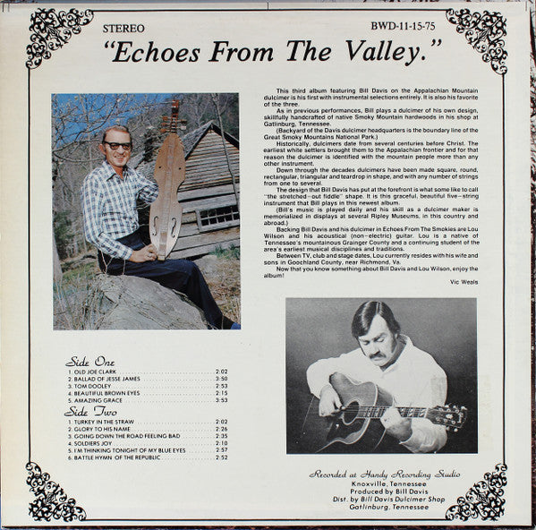 Bill Davis (8) : Echoes From The Valley (LP, Album)