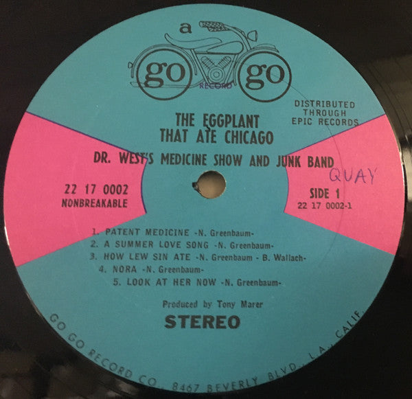 Dr. West's Medicine Show And Junk Band : The Eggplant That Ate Chicago (LP, Album)