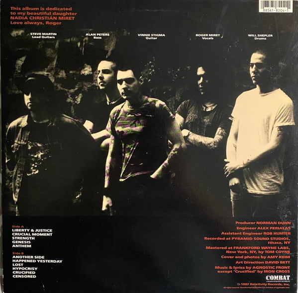 Agnostic Front : Liberty & Justice For... (LP, Album, EMW)