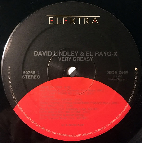 David Lindley And El Rayo-X : Very Greasy (LP, Album, SP )