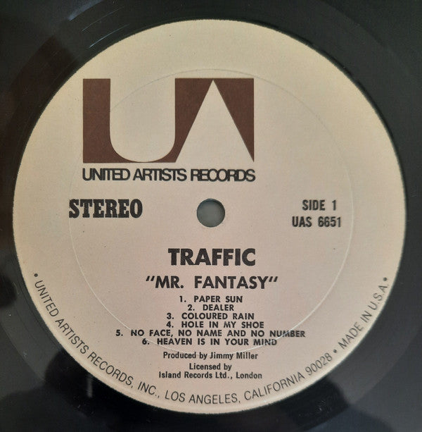 Traffic : Mr. Fantasy (LP, Album, RP)
