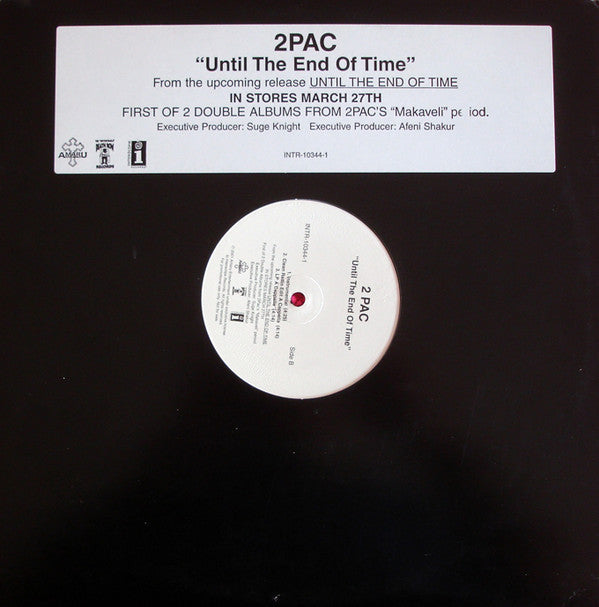 2Pac : Until The End Of Time (12", Single, Promo)