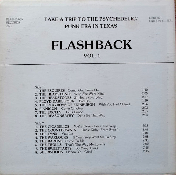 Various : Flashback Vol.1 (LP, Comp, Ltd)