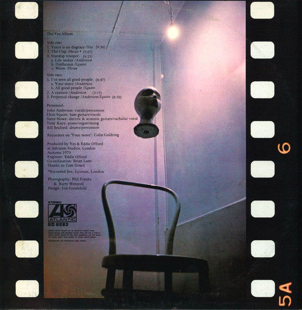 Yes : The Yes Album (LP, Album)