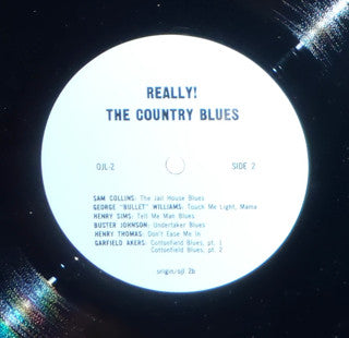 Various : Really! The Country Blues 1927-1933 (LP, Comp, RE)