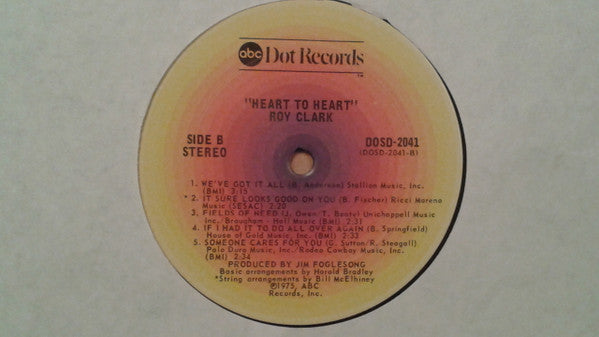 Roy Clark : Heart To Heart (LP, Album)