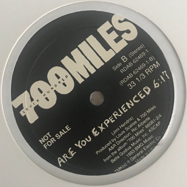 700 Miles : Watershed (10", Promo, Blu)