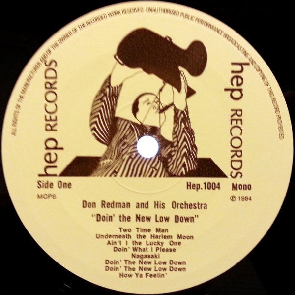 Don Redman And His Orchestra : Doin' The New Low Down (LP, Comp, Mono)