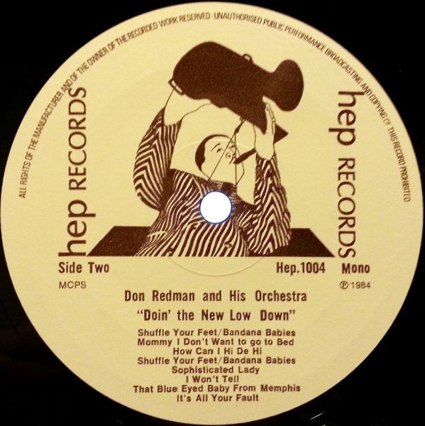 Don Redman And His Orchestra : Doin' The New Low Down (LP, Comp, Mono)