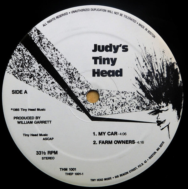 Judy's Tiny Head : My Car (12", EP)