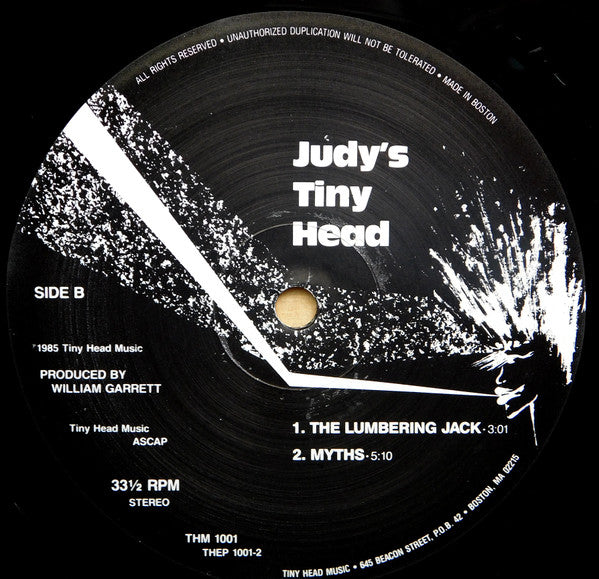 Judy's Tiny Head : My Car (12", EP)