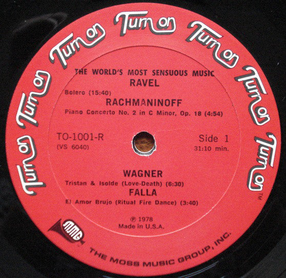 Various : Turn On With The World's Most Sensuous Music (LP, Comp)