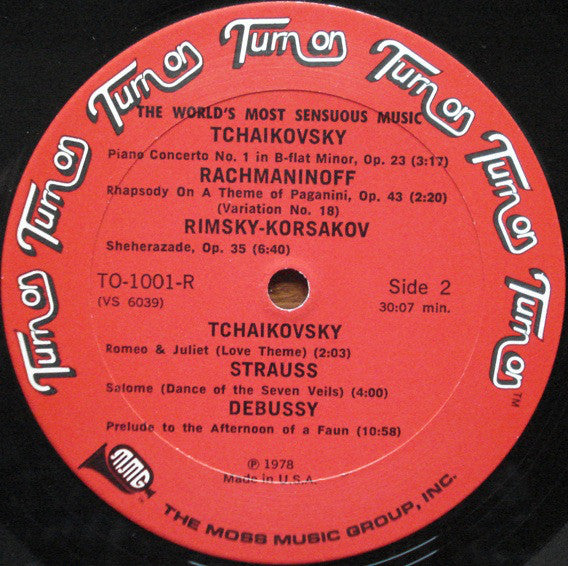 Various : Turn On With The World's Most Sensuous Music (LP, Comp)