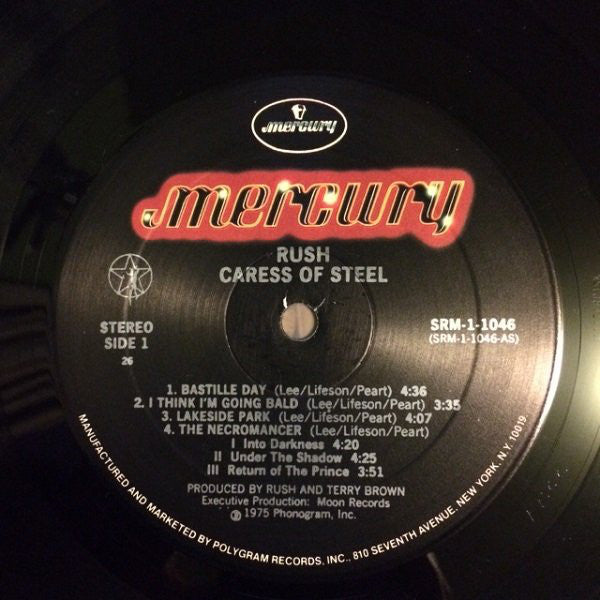 Rush : Caress Of Steel (LP, Album, RE, Gat)