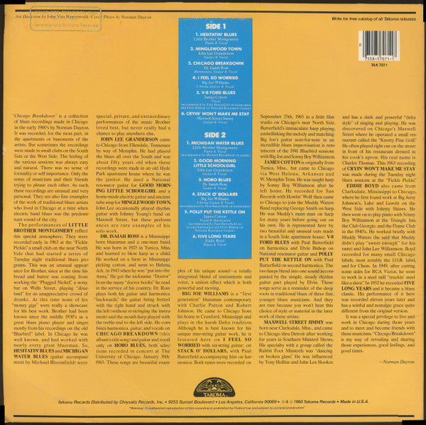 Various : Chicago Breakdown (LP, Comp)