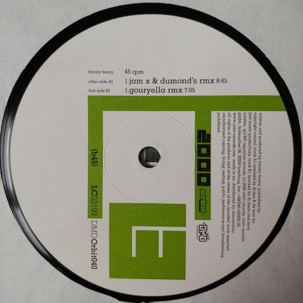 Binary Finary : 2000 (12")