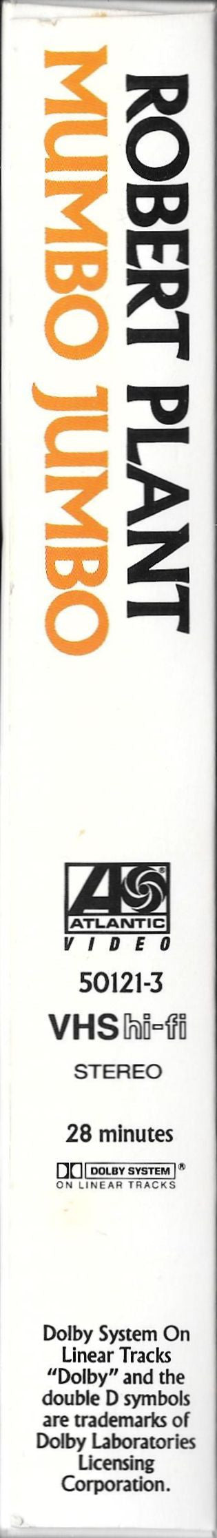 Robert Plant : Mumbo Jumbo (VHS, Comp, NTSC)