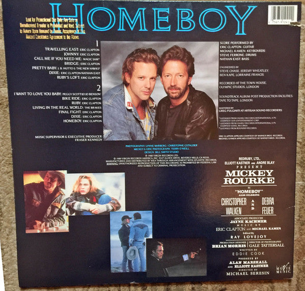 Various : Homeboy - The Original Motion Picture Soundtrack (LP, Album, All)
