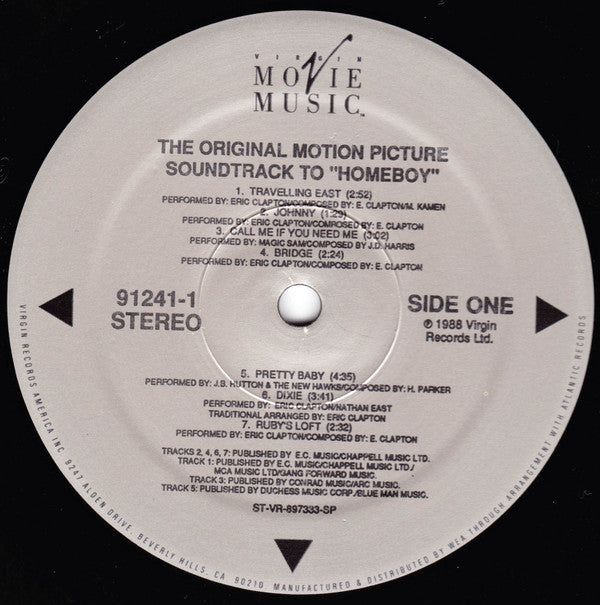 Various : Homeboy - The Original Motion Picture Soundtrack (LP, Album, All)