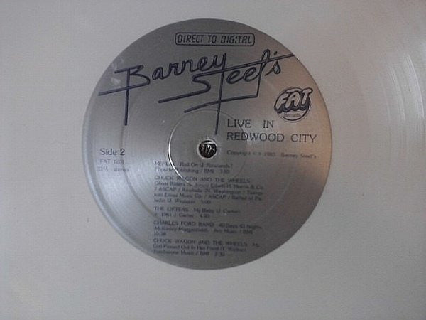 Various : Barney Steel's Live In Redwood City (LP, Comp, Whi)