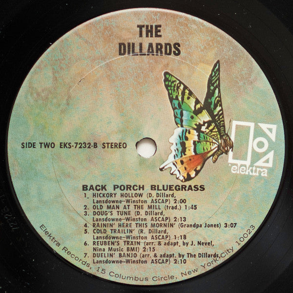 The Dillards : Back Porch Bluegrass (LP, Album, RE)