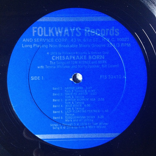 Tom Wisner and Mark* with Teresa Whitaker, Marty Dutcher and Bill Caldwell : Chesapeake Born (LP)