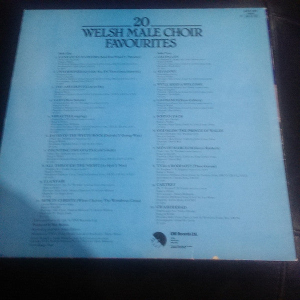 Various : 20 Welsh Male Choir Favourites (LP, Comp)
