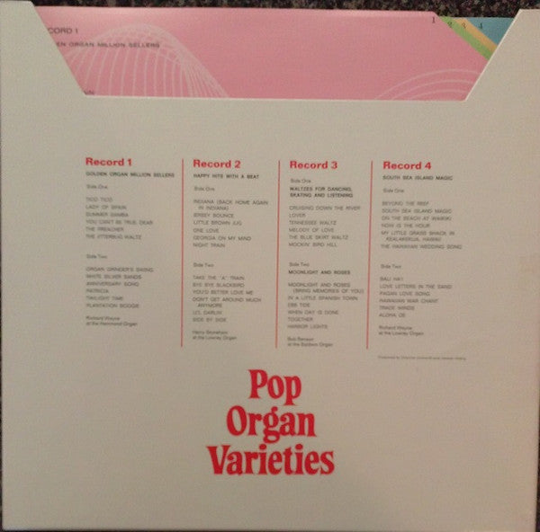 Various : Pop Organ Varieties (4xLP, Comp, Mono + Box)