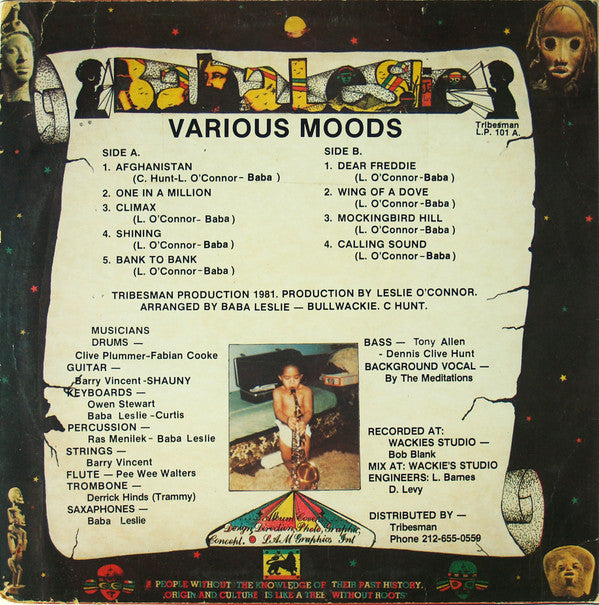 Baba Leslie : Various Moods (LP, Album)
