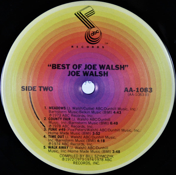Joe Walsh : The Best Of Joe Walsh (LP, Comp, San)